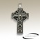 Pendentif croix celtique acier SPE003