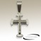 Pendentif croix chrétienne strass acier SPE097