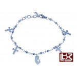 Bracelet acier croix SHWBR02