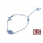 Bracelet acier croix SHWBR04